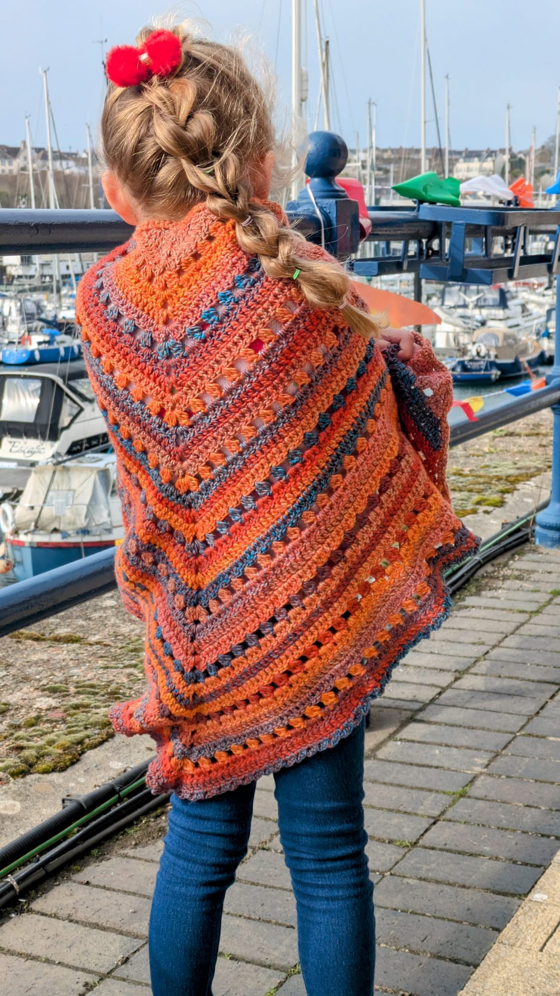 Limited Edition Autumn By The Sea Shawl with Hat Set
