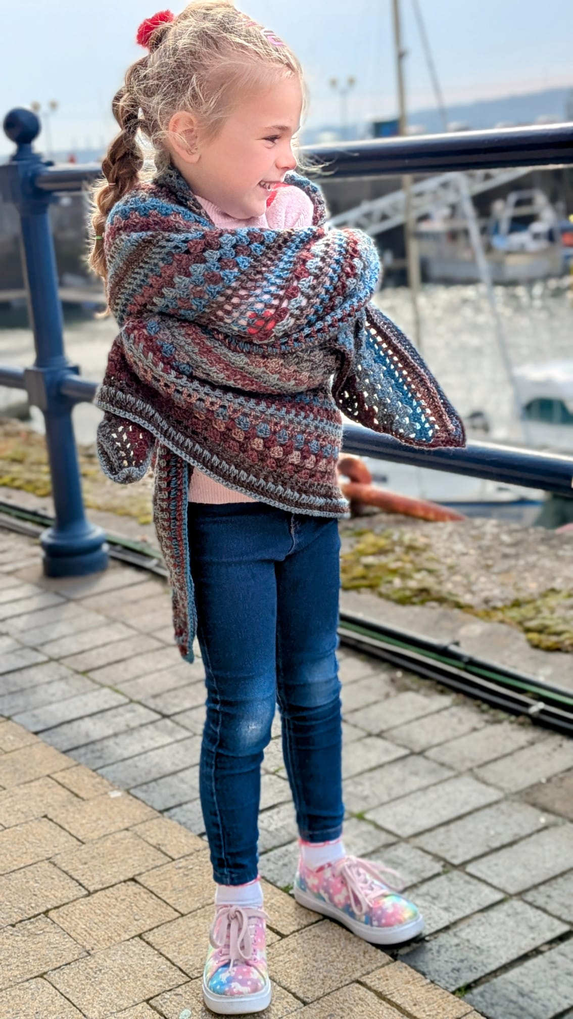 Dadcu's Pjs Hand Crochet Shawl