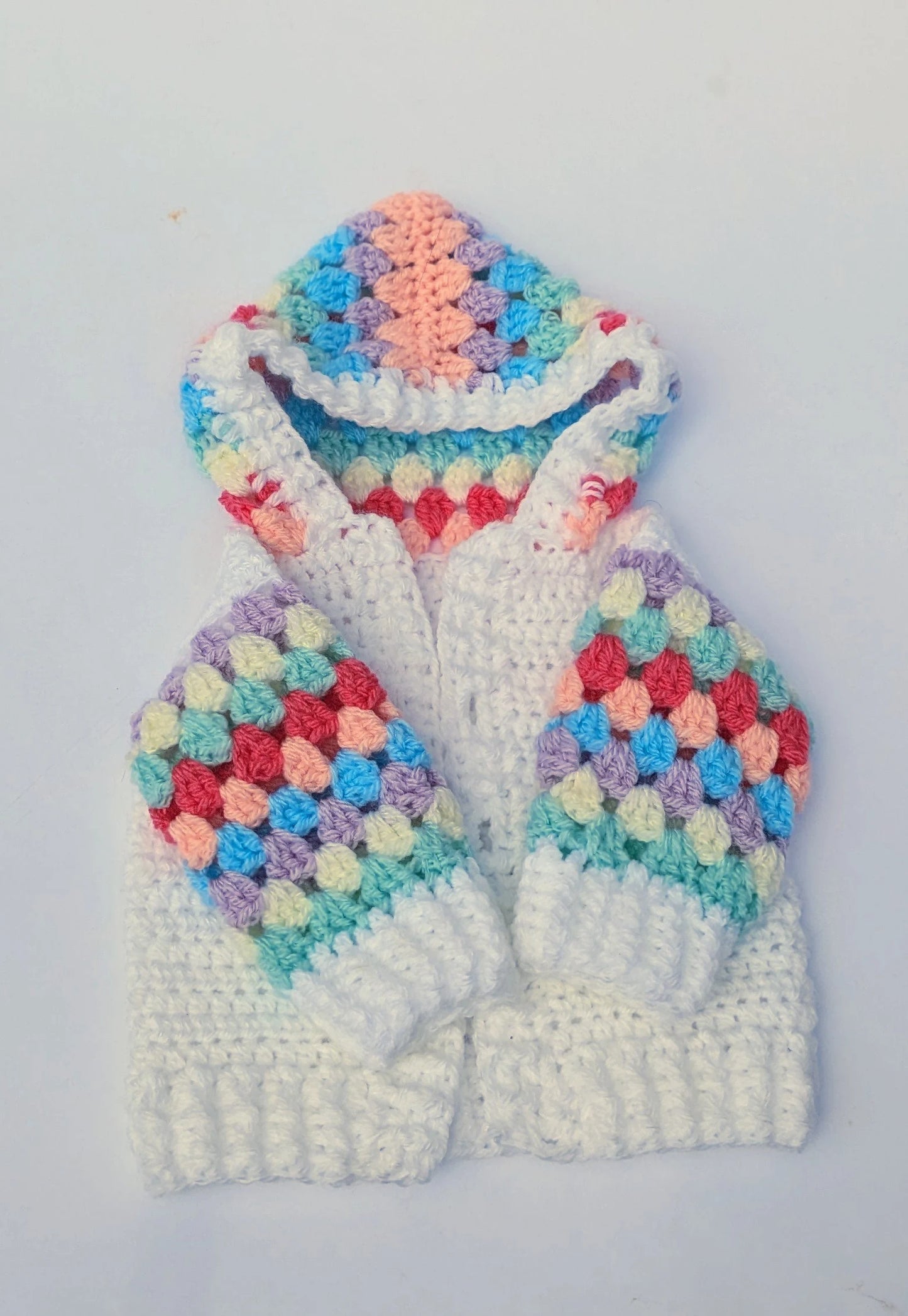 Hand Crochet Baby Cardigan and Blanket Gift Set