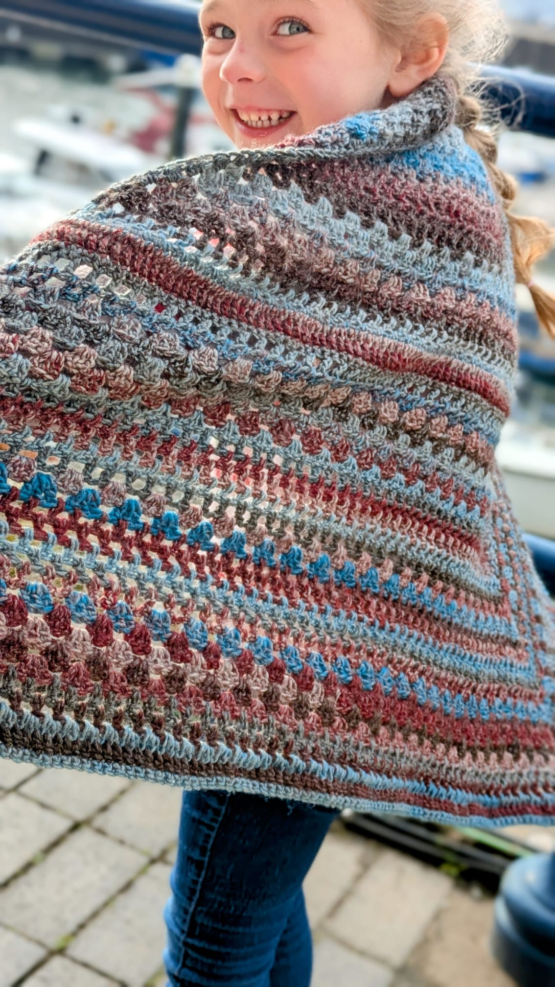 Dadcu's Pjs Hand Crochet Shawl