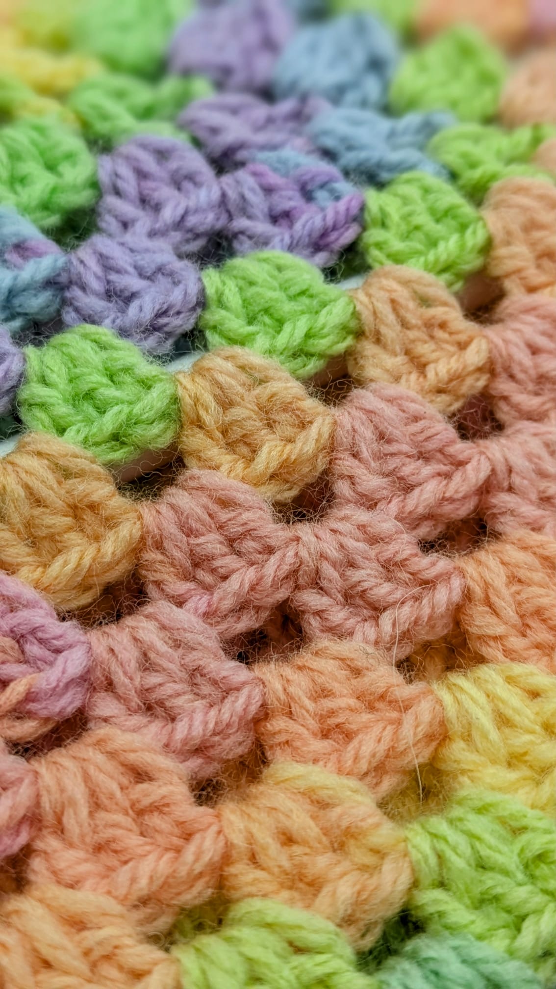Rainbow Crochet T shirt