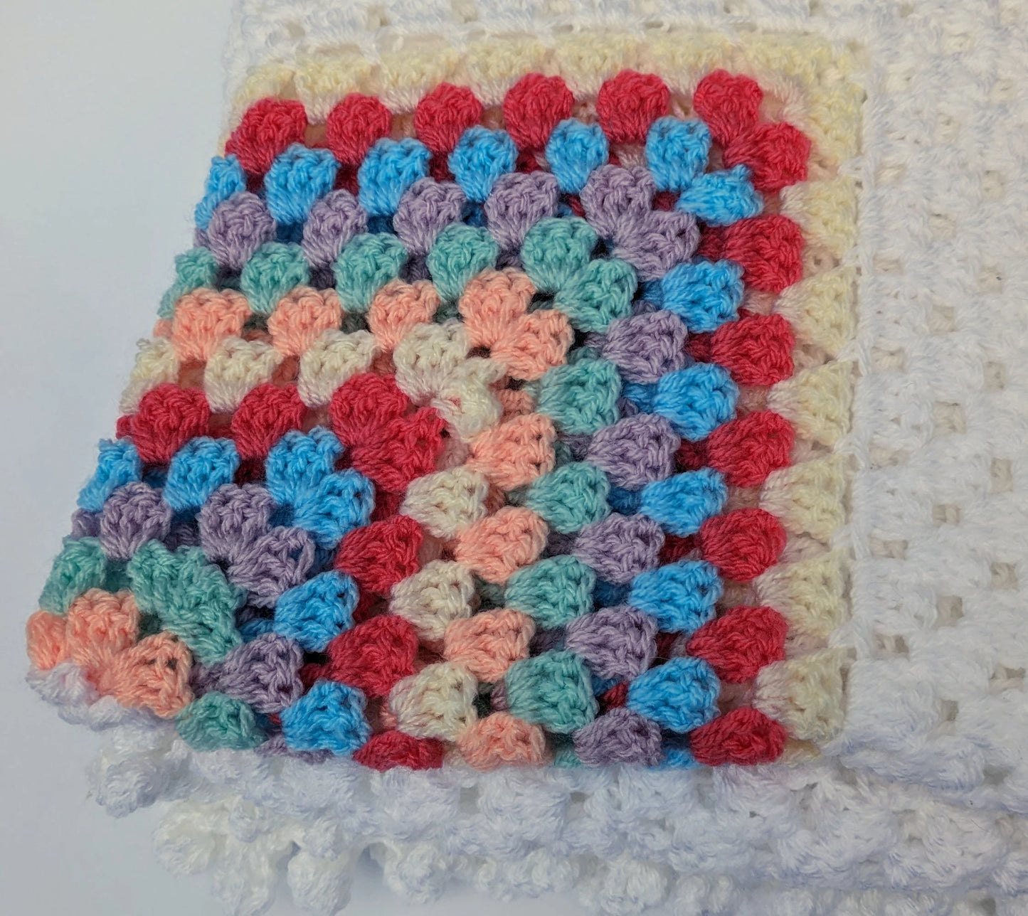 Hand Crochet Baby Cardigan and Blanket Gift Set