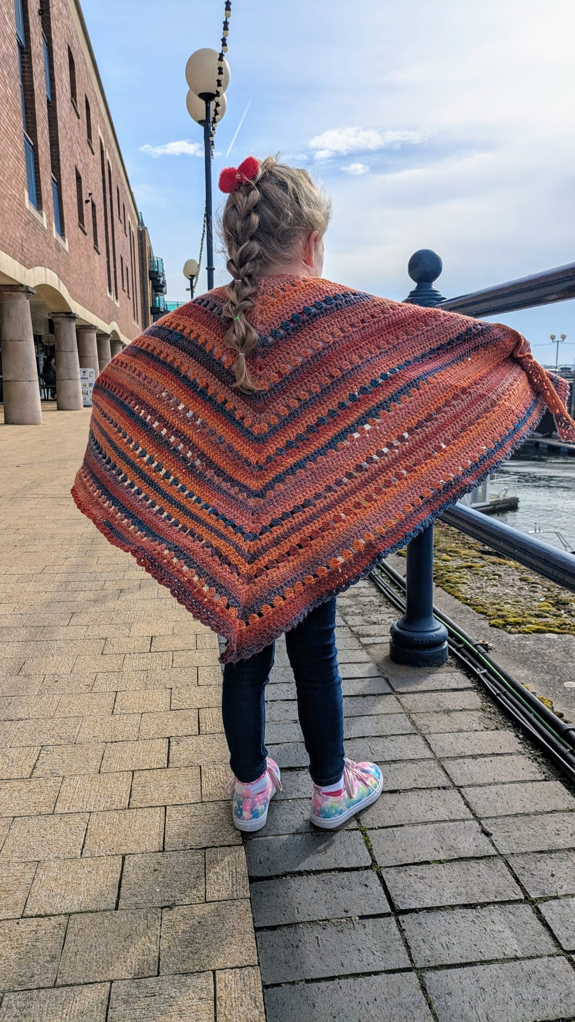 Limited Edition Autumn By The Sea Shawl with Hat Set