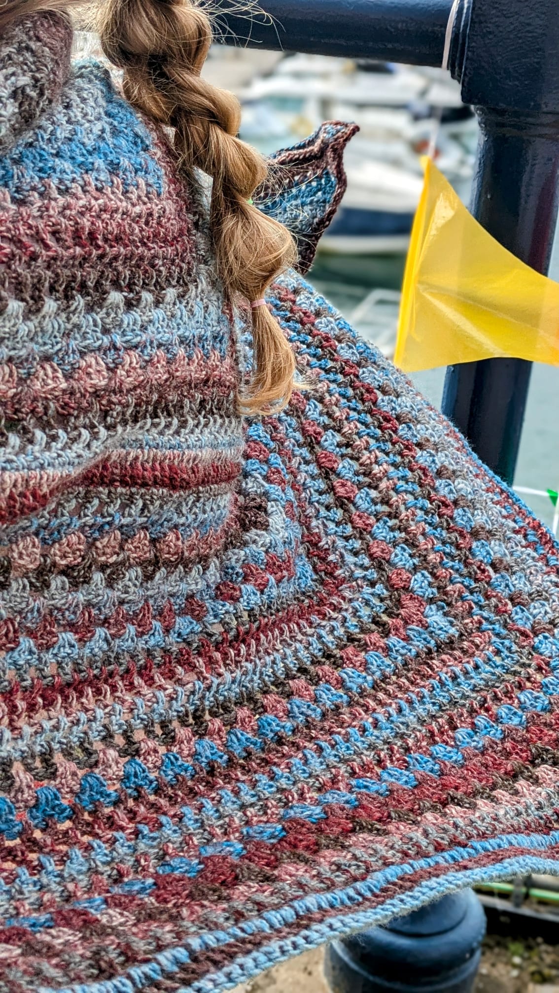 Dadcu's Pjs Hand Crochet Shawl