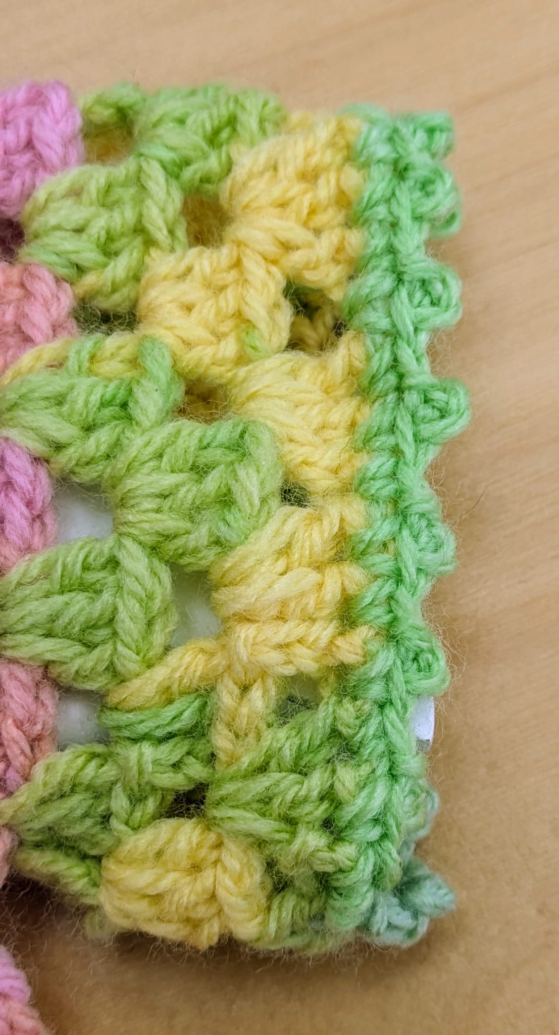 Rainbow Crochet T shirt