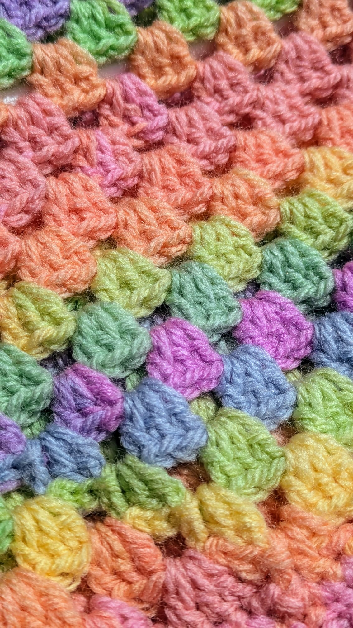 Rainbow Crochet T shirt