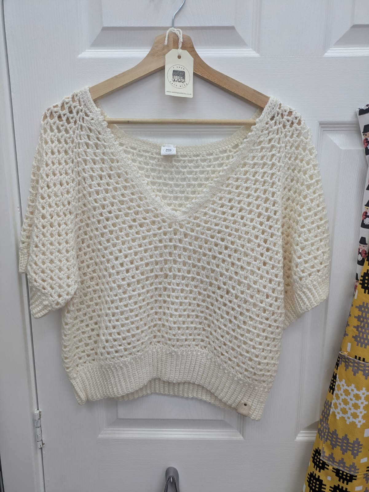 Hand Crochet Summer V Neck Top
