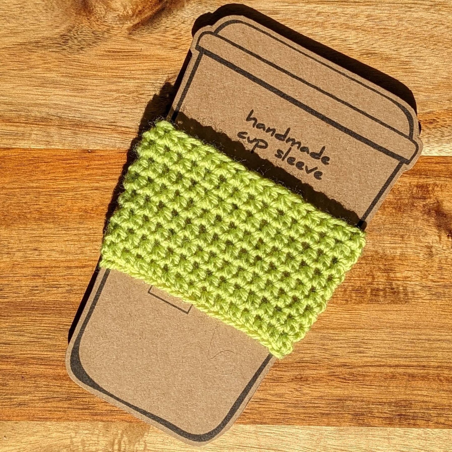 Reusable Hand Crochet Coffee Cup Sleeve