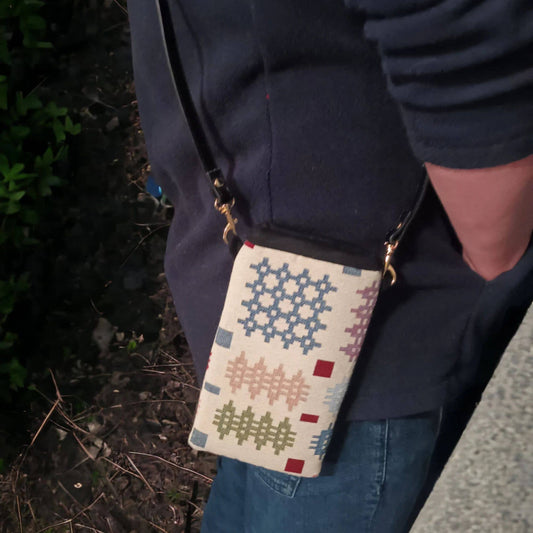 Welsh Tapestry Phone Bag /  Glasses Case