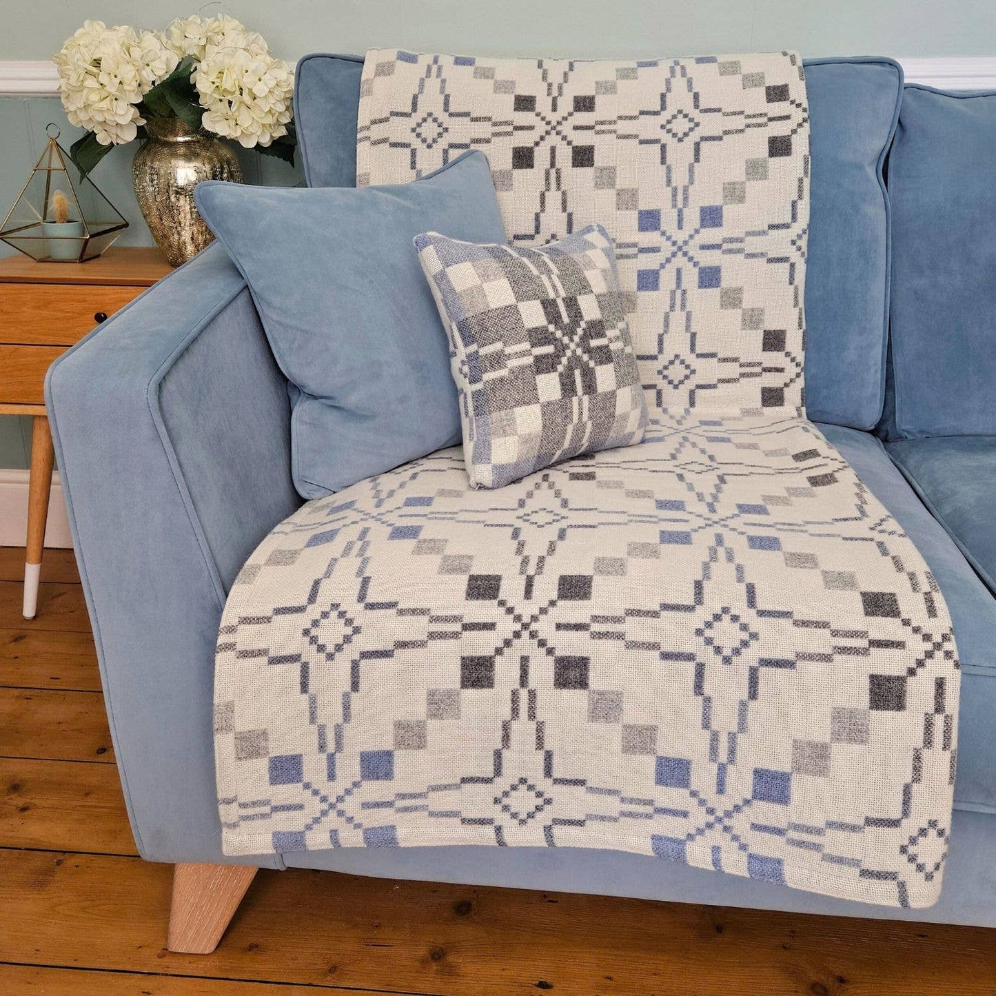 Melyn Tregwynt - Vintage Star Throws and Blankets
