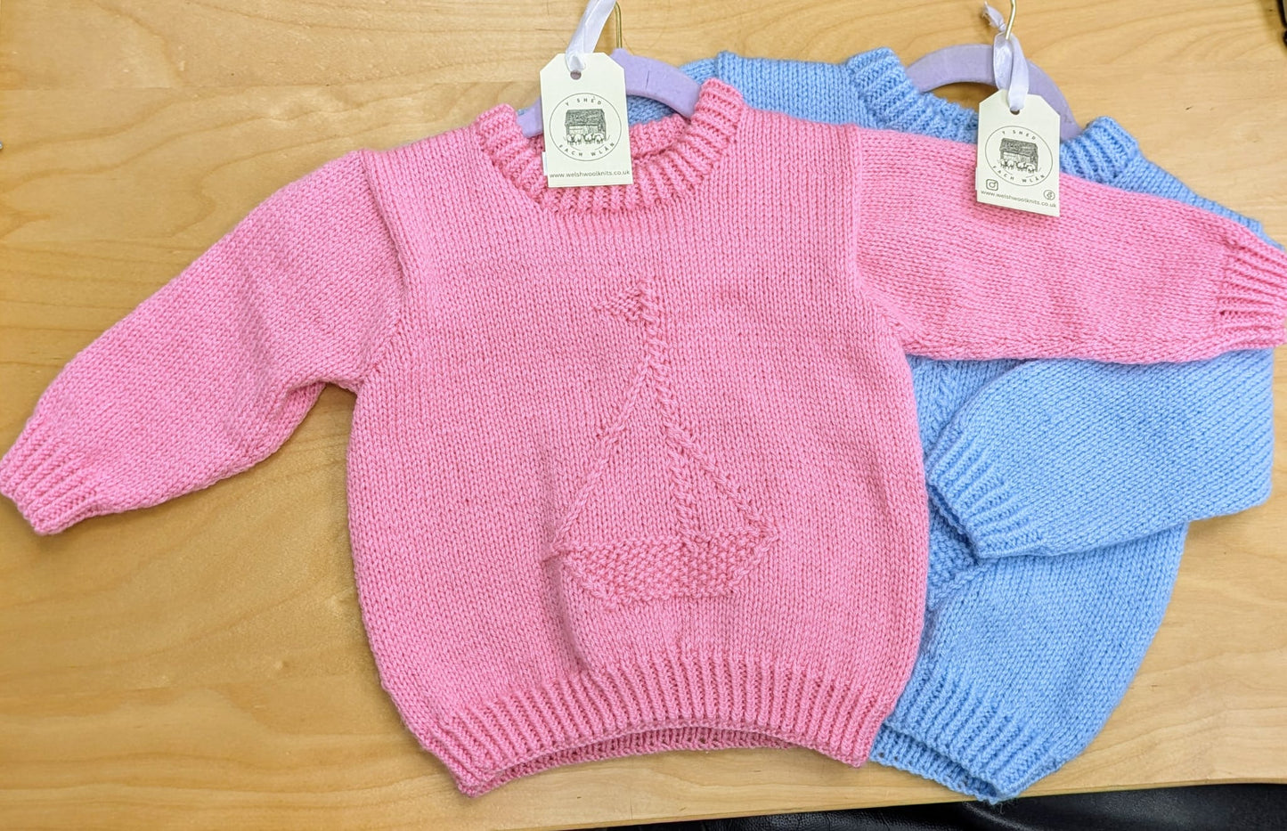 Hand Knitted Sailing Boat Jumper