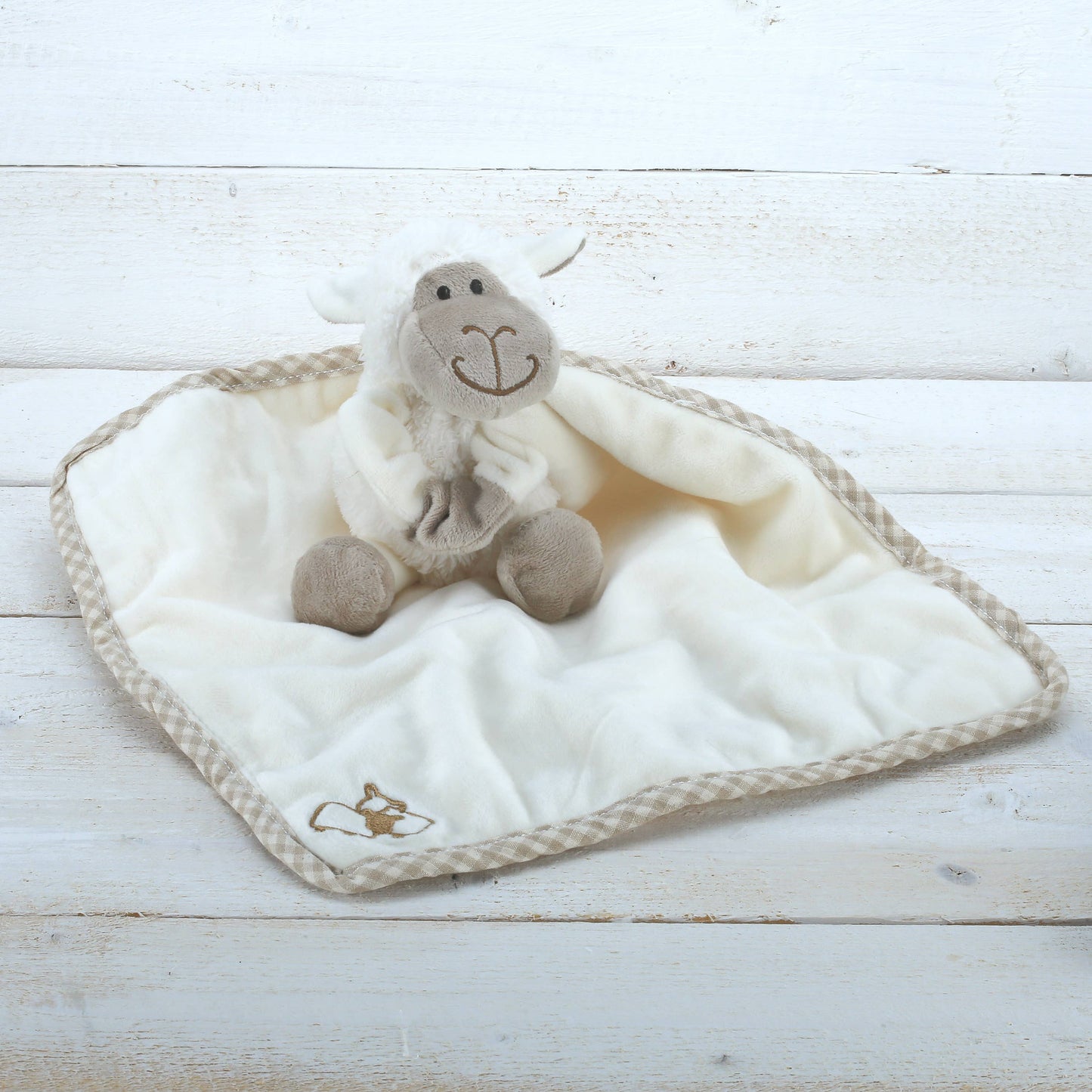 Sheep Baby Plush Toy Soother/Comforter 29cm x 29cm