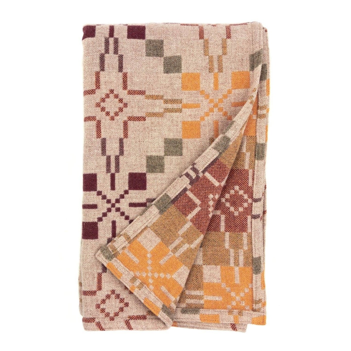 Melyn Tregwynt - Vintage Star Throws and Blankets