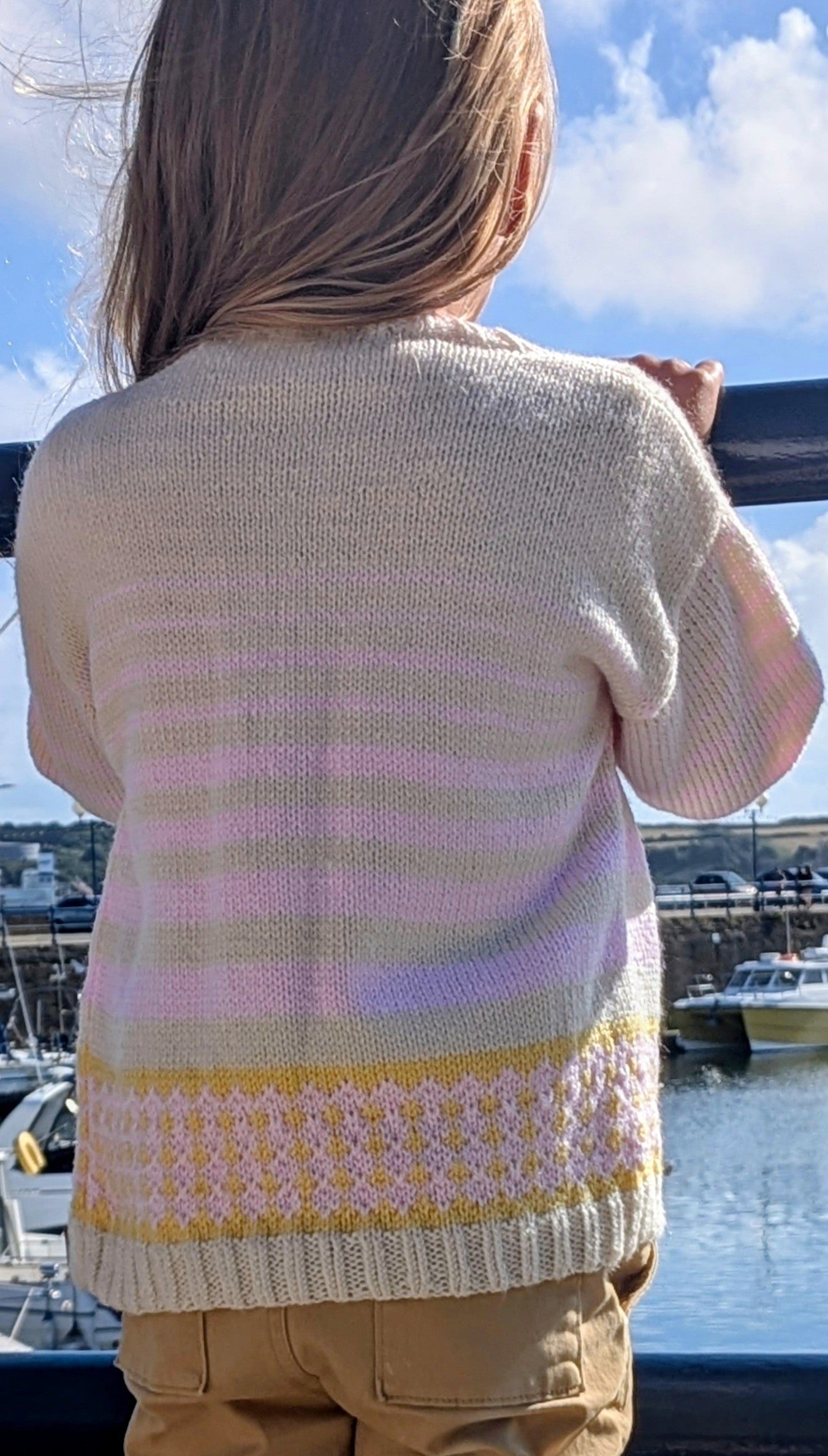 Fruit Salad and Cream Childs Cardigan