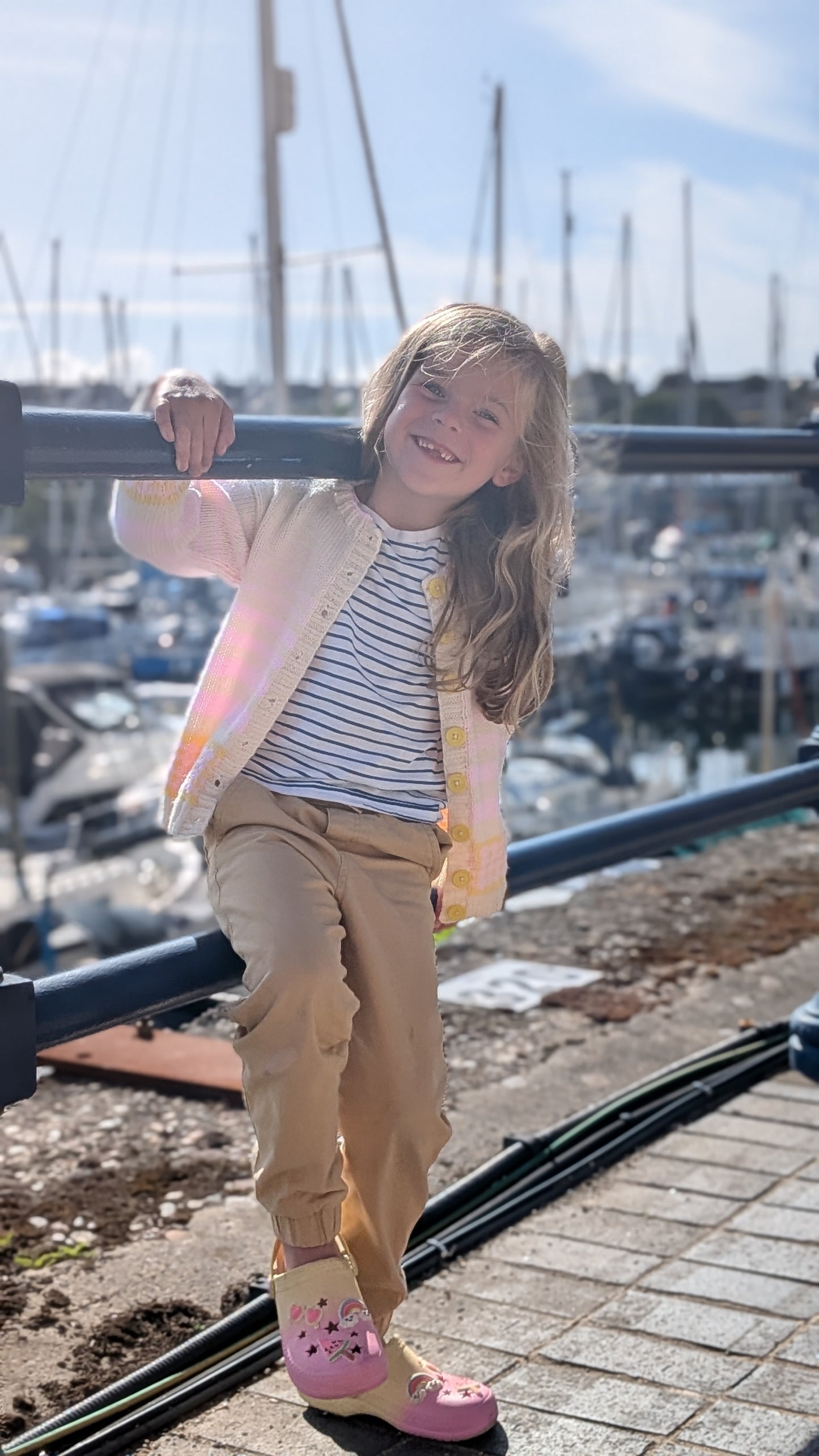 Fruit Salad and Cream Childs Cardigan