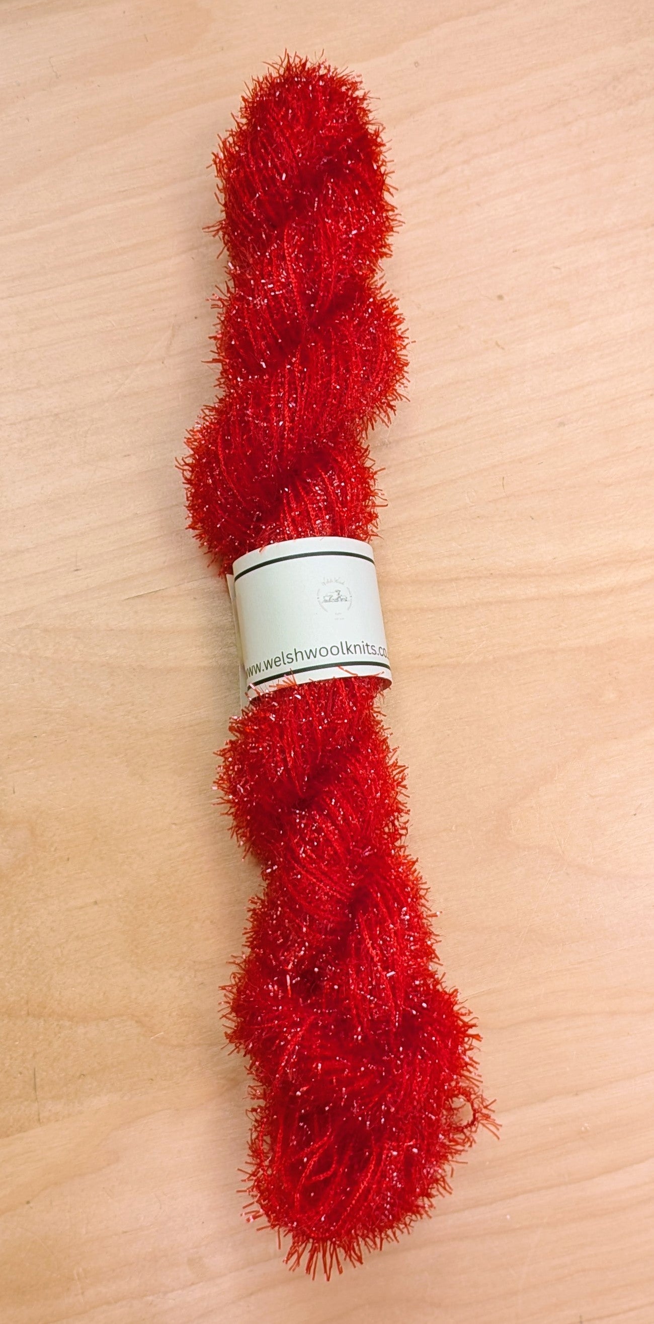 Y Shed Fach Wlan Glitzy Fluff - Sparkle Yarn 25g