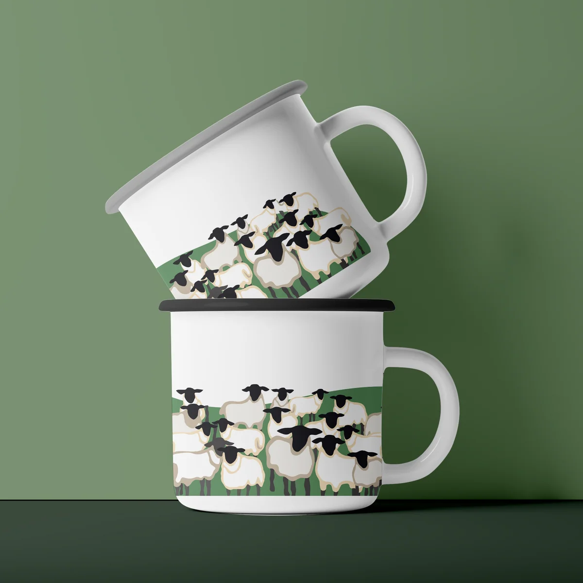 Green Green Grass Ceramic Mug