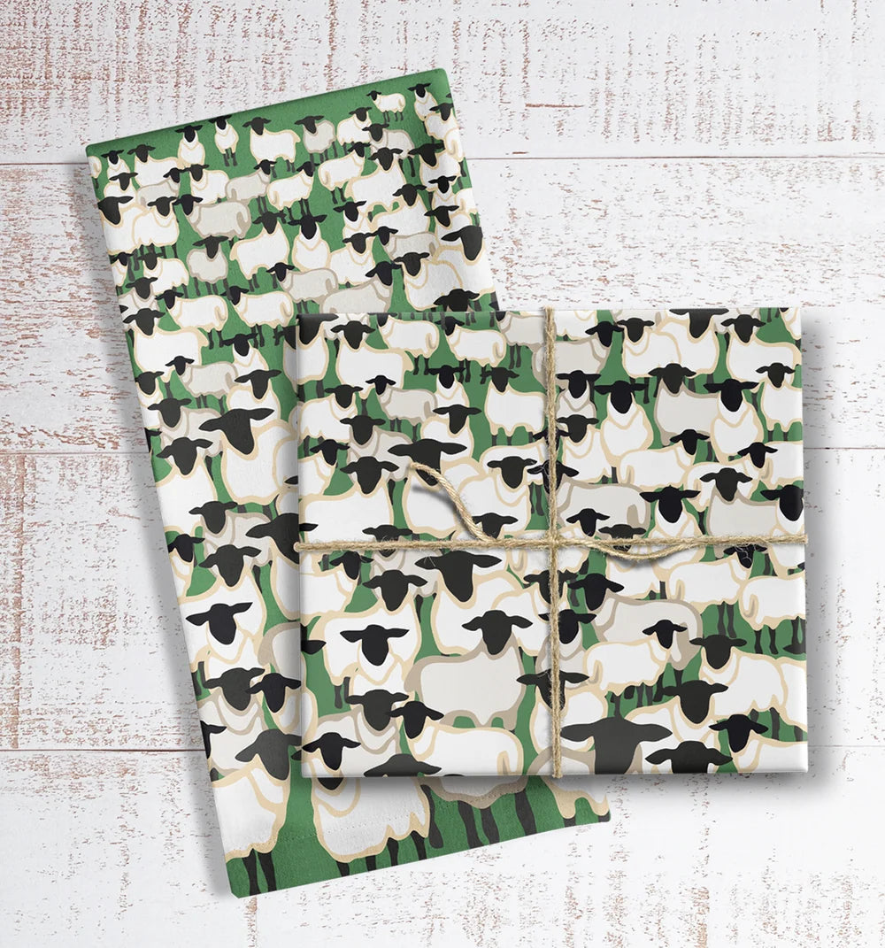 Crowd of Sheep Tea Towel