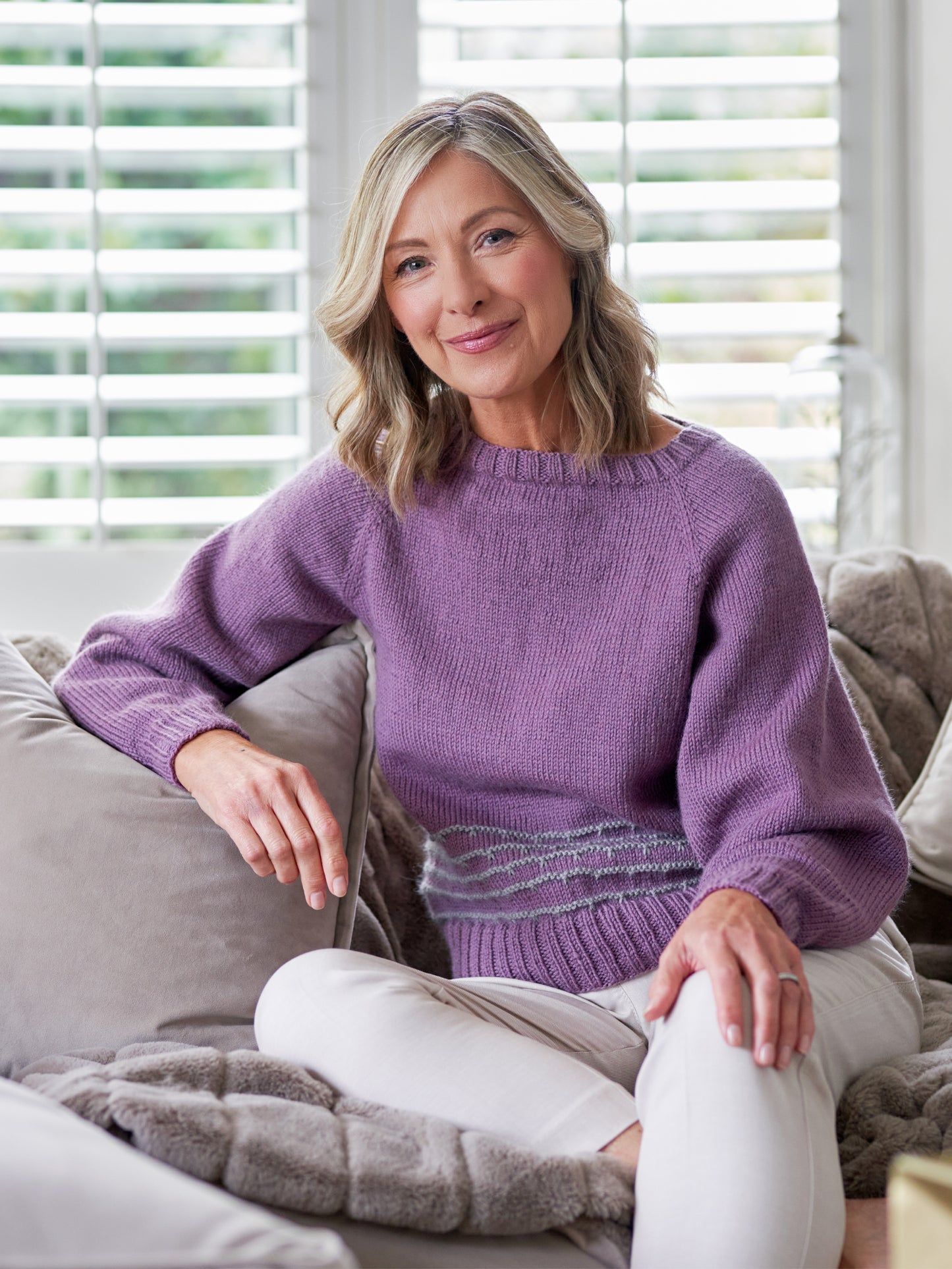 West Yorkshire Spinners - Renee Top Down Batwing Jumper PDF Copy