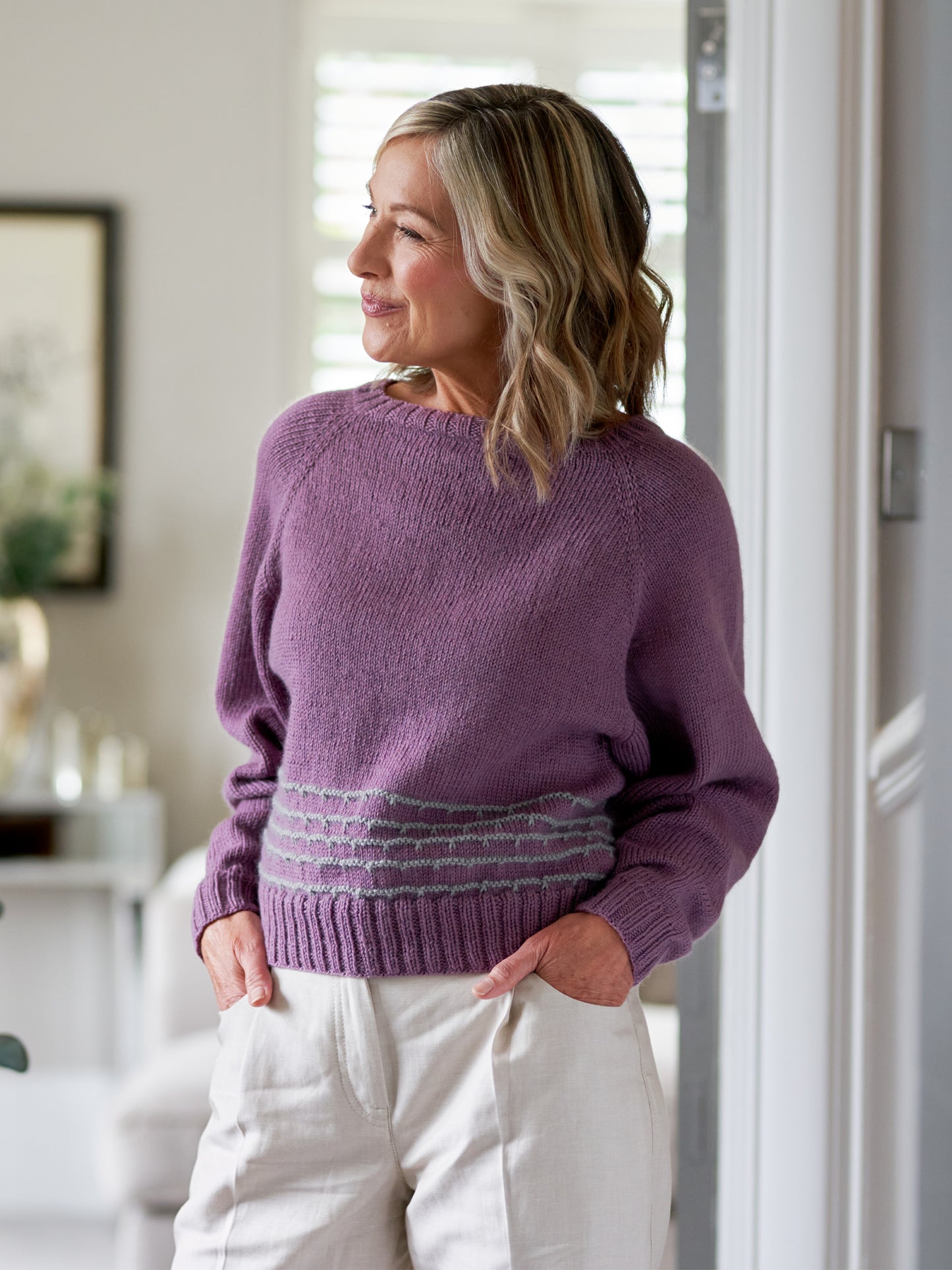 West Yorkshire Spinners - Renee Top Down Batwing Jumper PDF Copy