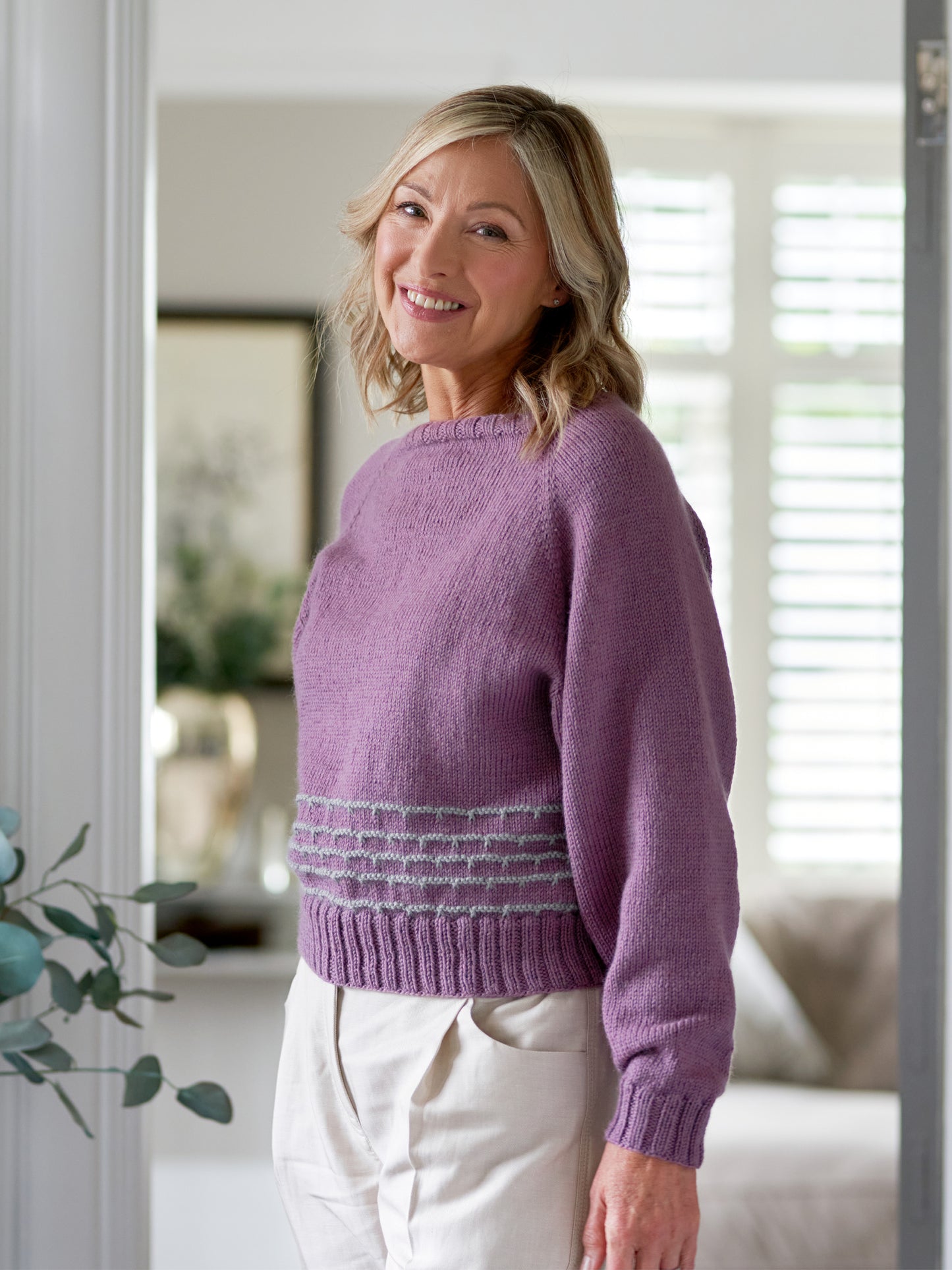 West Yorkshire Spinners - Renee Top Down Batwing Jumper PDF Copy