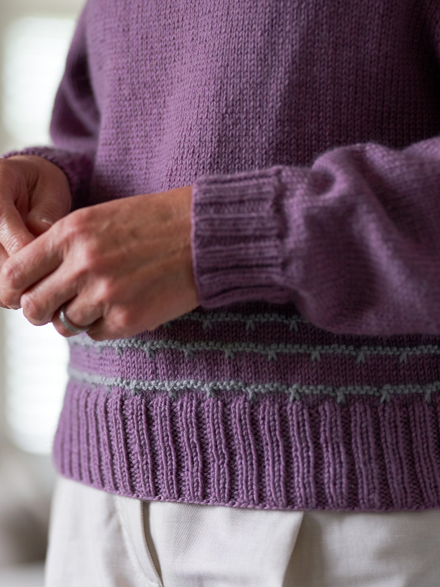 West Yorkshire Spinners - Renee Top Down Batwing Jumper PDF Copy