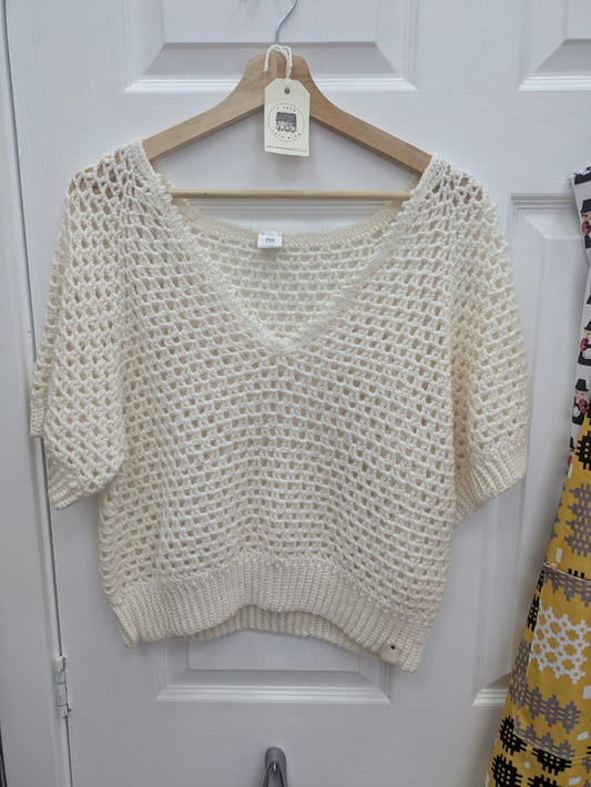 Hand Crochet Summer V Neck Top