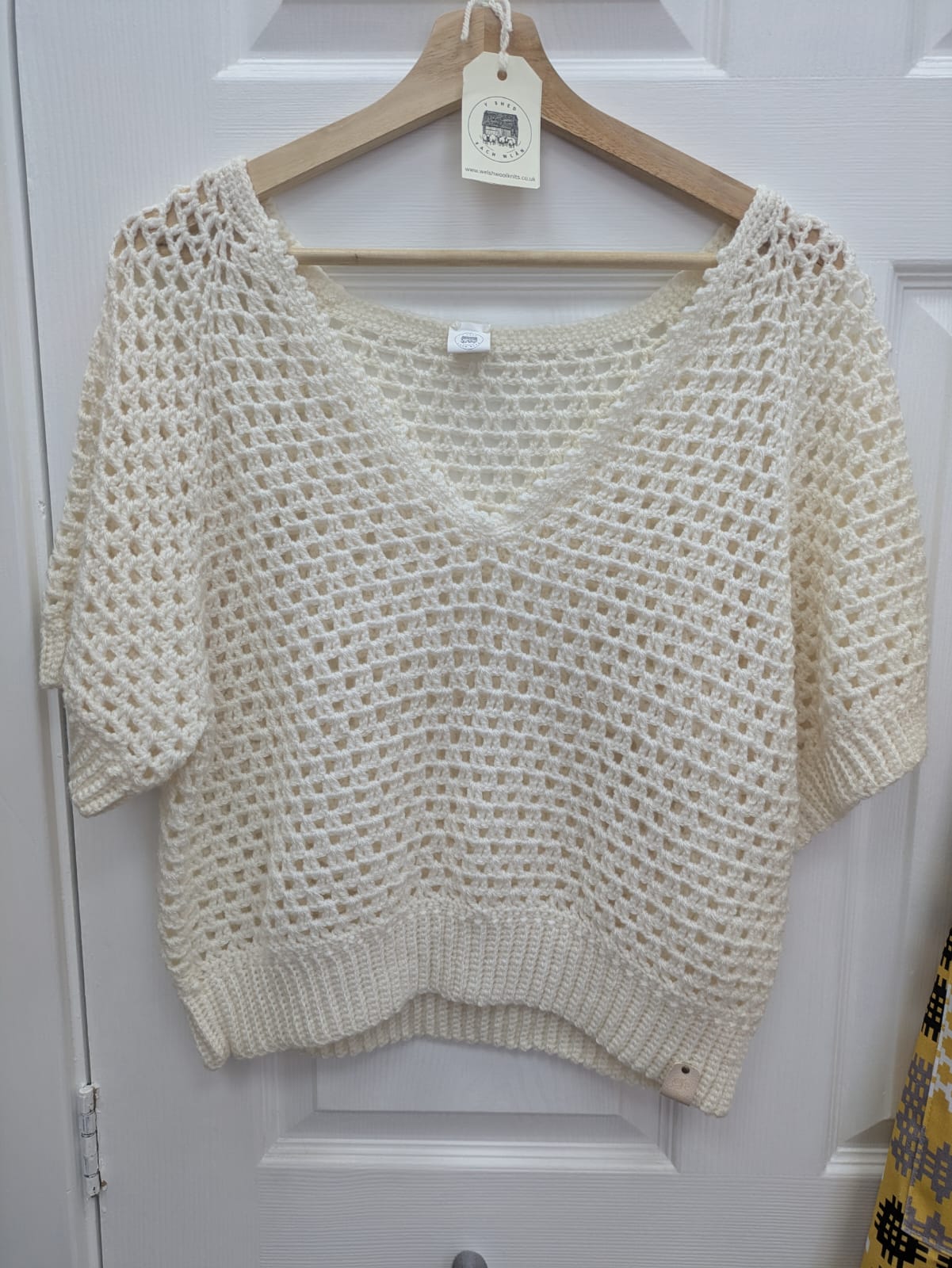 Hand Crochet Summer V Neck Top