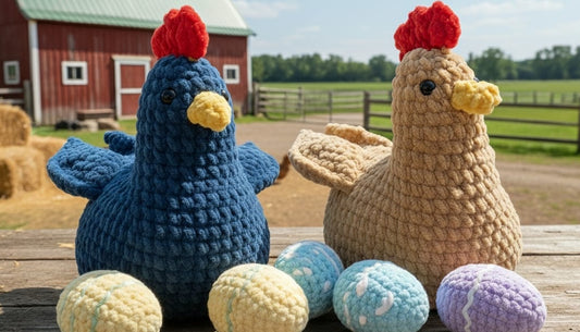 Crochet Door Stopper Chicken