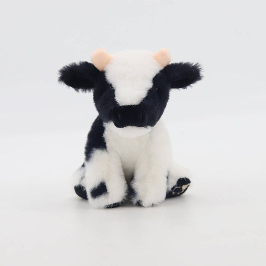 Black and White Dairy Cow Soft Toy Plush Mini (11cm)