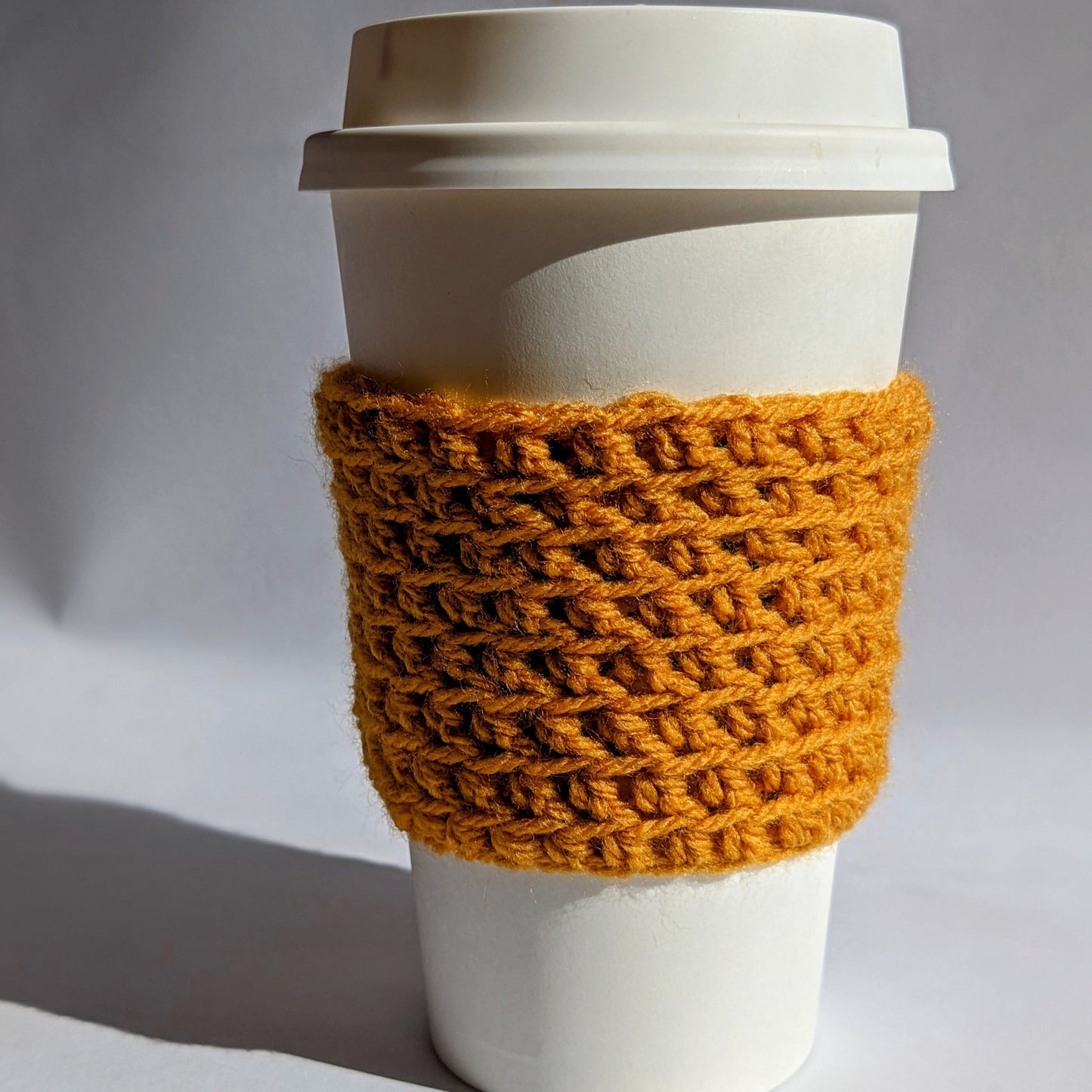 Reusable Hand Crochet Coffee Cup Sleeve