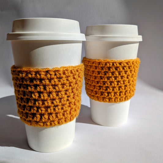 Reusable Hand Crochet Coffee Cup Sleeve
