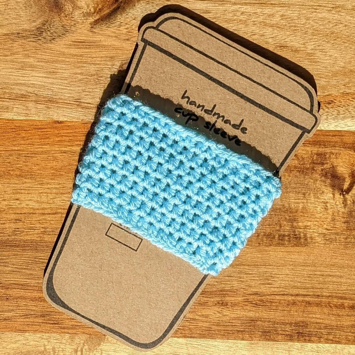 Reusable Hand Crochet Coffee Cup Sleeve