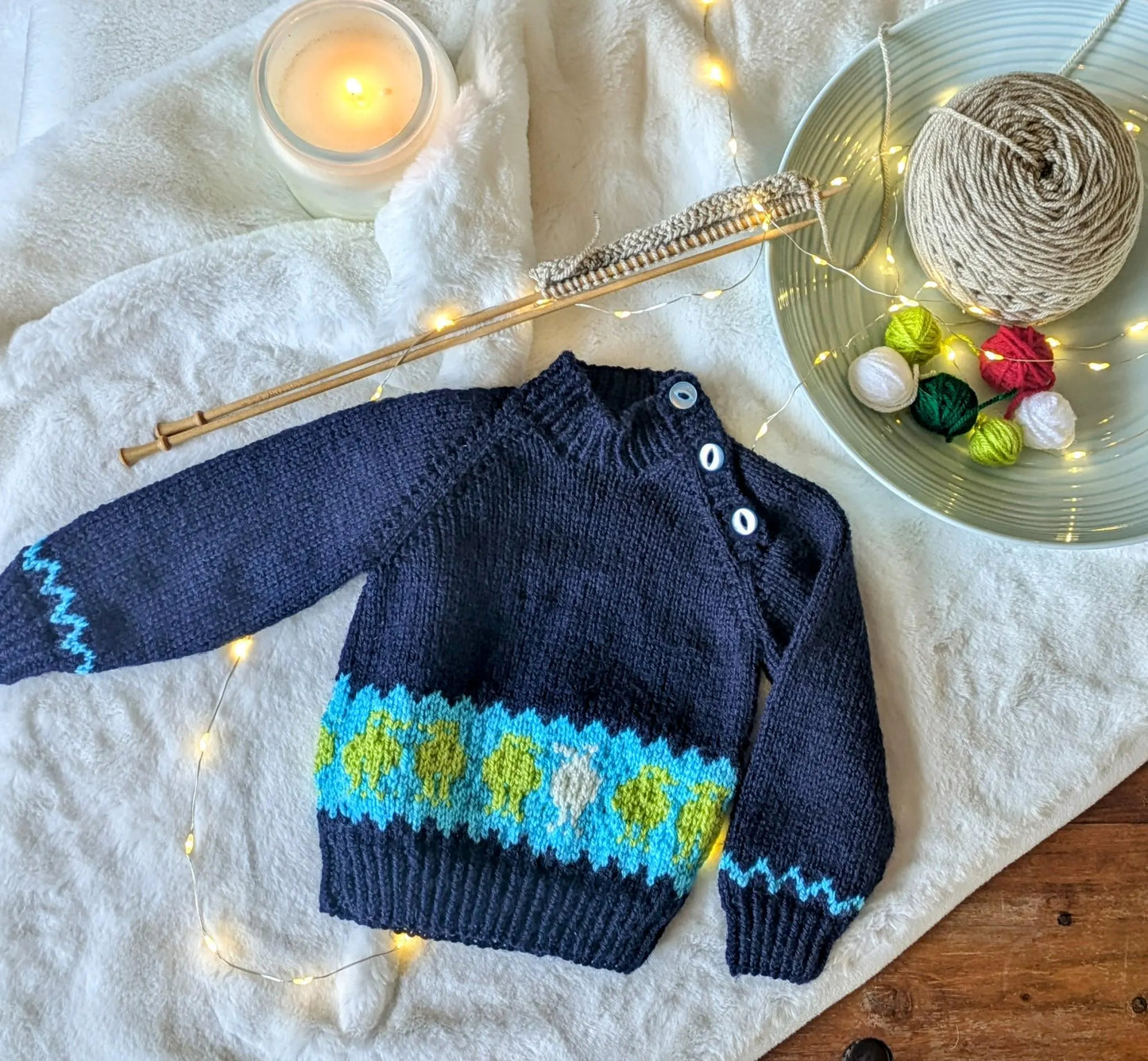Cheeky Alien Hand Knitted Jumper