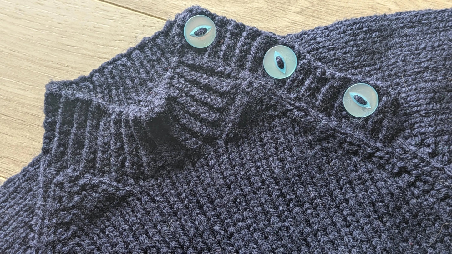 Cheeky Alien Hand Knitted Jumper