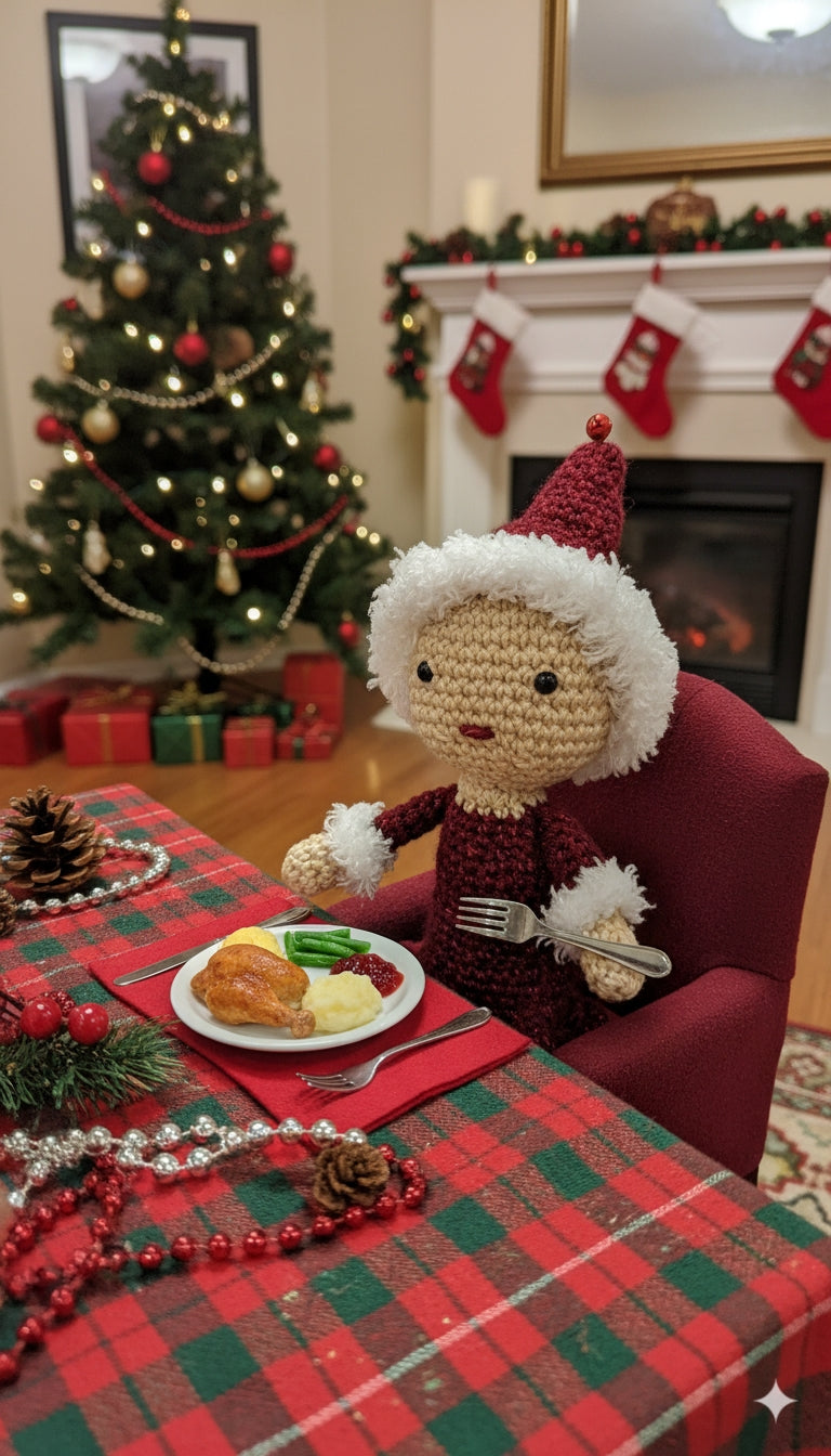 Hand Crochet - Little Christmas Elf